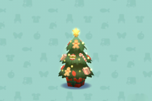 ポケ森のキッズルームのクリスマスツリー